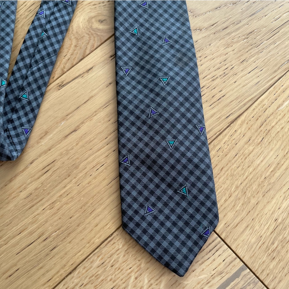 Vtg Christian Dior Monsieur Triangle Tie